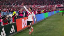 Ángel Correa y un golazo para poner a River en ventaja ante Vélez