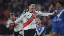 Ángel Correa y un golazo para poner a River en ventaja ante Vélez