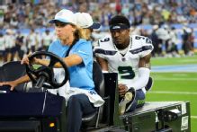 Seahawks 2nd-round pick Bud Clark carted off with leg injury