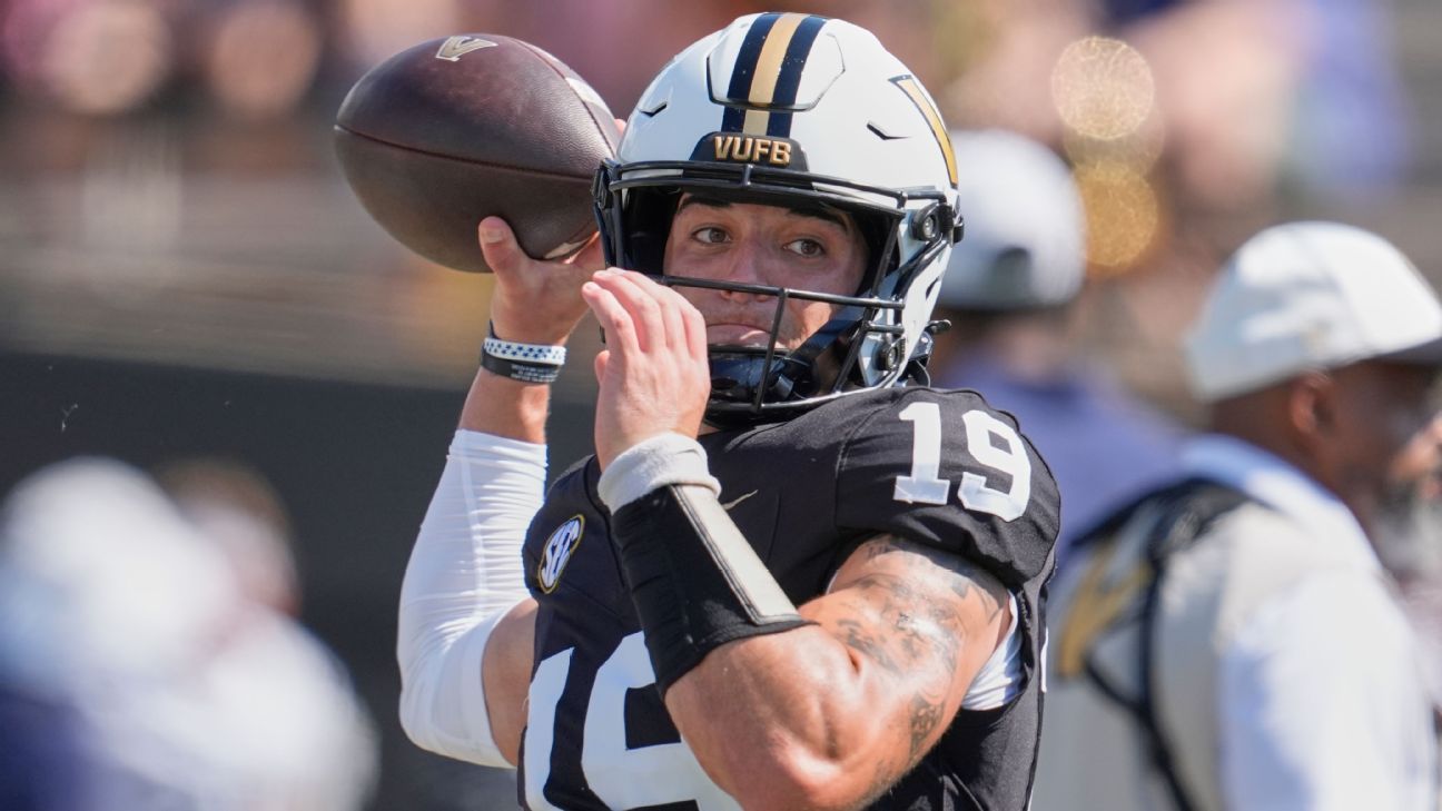 Sources: Vandy's Berlowitz QB1; Curtis will play