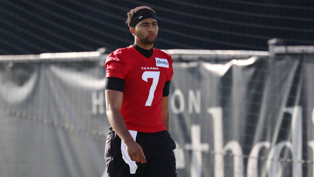 A new-look C.J. Stroud opens up about cutting hair, becoming leaner ahead of season