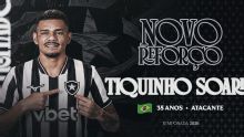 Botafogo anuncia retorno do atacante Tiquinho Soares