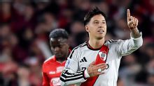 Driussi abrió el marcador para River ante Santa Fe