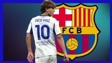 Nico Paz vs. Barcelona, el "clásico" trunco que sí se verá en la Champions League