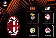 Europa League: Hormiga y Olympiacos enfrentarán al AC Milan