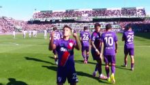 Thiago Almada convirtió de penal y marcó su primer gol en River