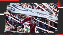 El ida y vuelta folclórico de hinchadas en Banfield vs. River