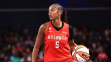 Reese bate récord de doble-dobles en victoria de Dream vs. Lynx