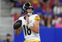 Steelers keep QBs Rudolph, Howard, Allar on roster behind Rodgers