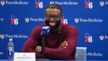 Jaylen Brown receives key to city in farewell party to Boston