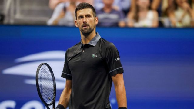 Before Sunday night, Novak Djokovic had a 19-0 record in opening matches at the US Open.