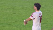 Soulé marcó para Roma en la goleada ante Lecce por Serie A