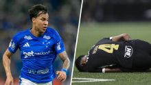 Ruan não cumprimenta Kaio Jorge antes de Atlético-MG x Cruzeiro e sai machucado em nova dividida com atacante