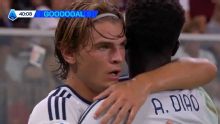 Nico Paz metió un golazo para Como ante Genoa