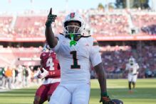 Toney, Mensah shatter Miami records in blowout of Stanford