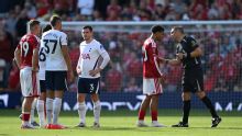 Spurs survive disallowed goal in goalless draw at Forest, take first point of season