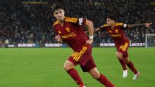 ¡Sobre la hora! Soulé marcó un golazo y Roma lo dio vuelta