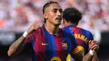 Raphinha marca, e Barcelona atropela o Valencia por 5 a 0 no Mestalla em dia da estreia de Gabriel Jesus
