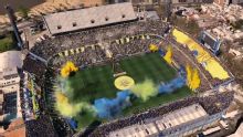 Espectacular recibimiento en el Gigante de Arroyito para Rosario Central vs. Newell's