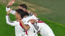Tras una gran jugada, Galván aprovechó el rebote y facturó en River vs. Independiente Rivadavia
