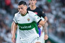Escasa presencia de Lucas Cepeda en el empate de Elche