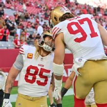49ers' Nick Bosa set to face Rams; George Kittle 'looks good'