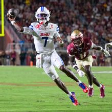 Kevin Jennings leads winning drive, No. 19 SMU outlasts FSU