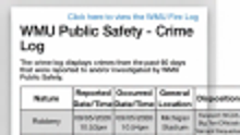 WMU Public Safety Dept. posts joking 'robbery' crime log after Michigan loss