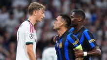 Real Madrid vs. Inter: Lautaro Martínez tuvo un muy fuerte cruce con Huijsen en la UEFA Champions League