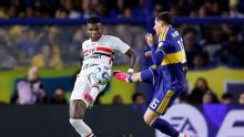 Enner Valencia sumó minutos en la victoria de Boca Juniors sobre el Sao Paulo de Robert Arboleda