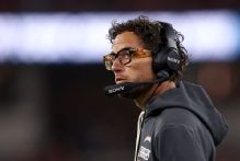 Chargers' Jim Harbaugh says OC Mike McDaniel's job 'not in jeopardy'