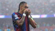 Leading the line and leading by example, Raphinha is central to Barca's hot start