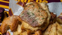 Commanders' crab stuffed pretzel headlines new NFL 2026 foods