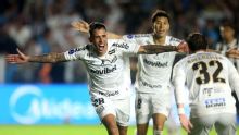 Santos pegó primero ante Atlético Mineiro en los cuartos de final de la Sudamericana