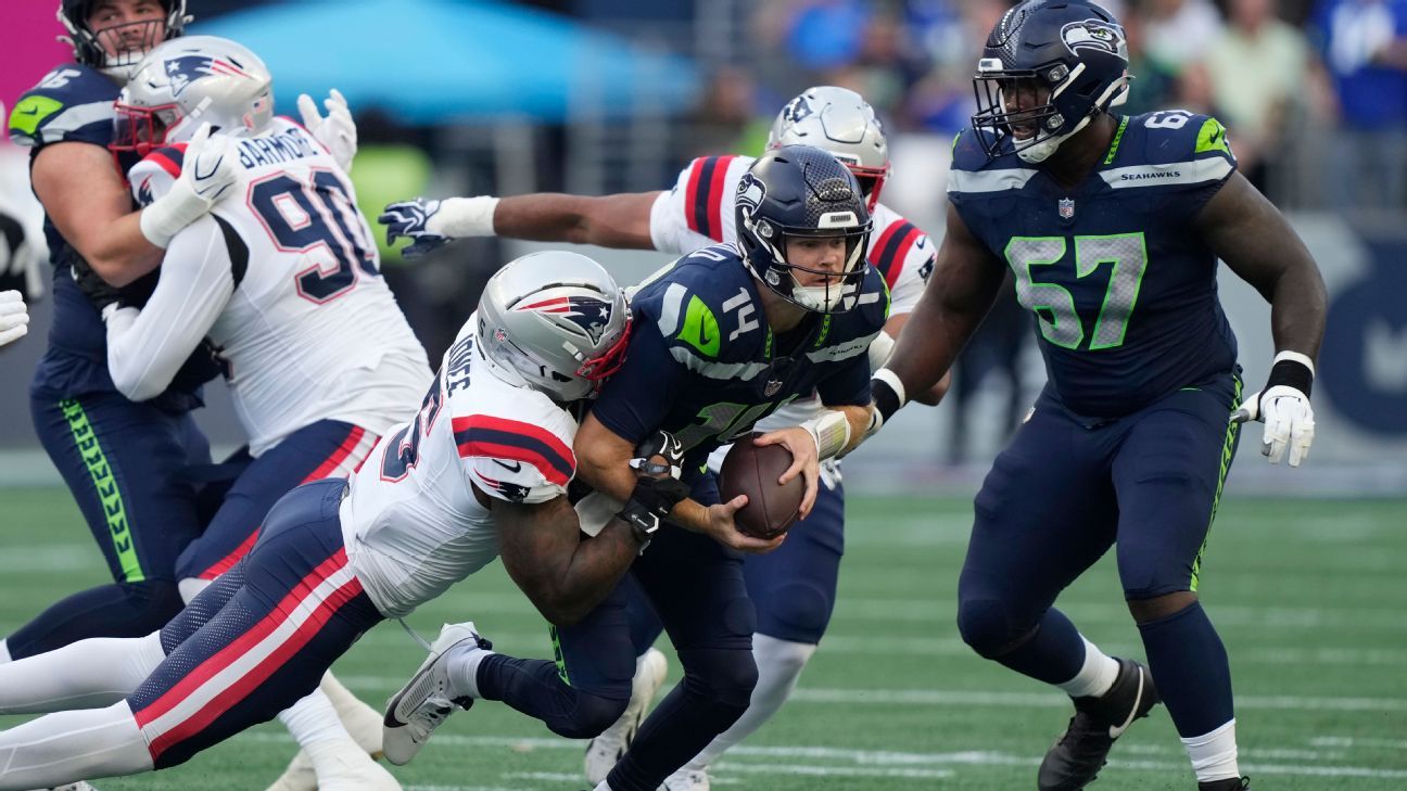 Seahawks dicen que Sam Darnold sufre una 'singular' lesión