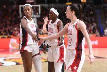 Angel Reese, Caitlin Clark having 'fun' playing together for U.S.
