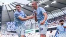 Man City's Elliot Anderson: My first thought when getting ball is finding Erling Haaland