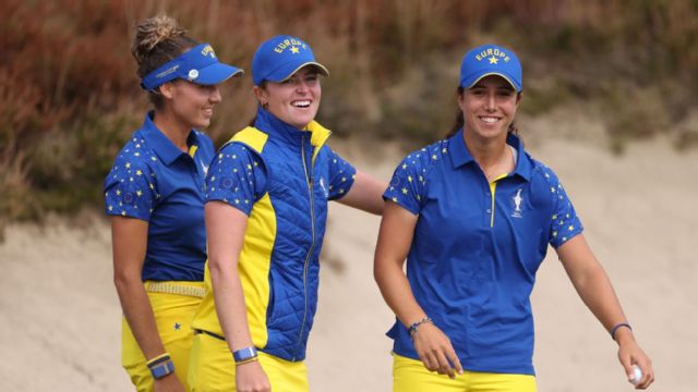 Team Europe reclaims Solheim Cup with Sunday splash over U.S.
