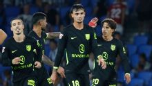Giuliano Simeone a toda velocidad para sellar la goleada de Atlético de Madrid