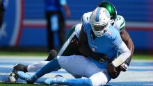 Fans boo Titans in coach Saleh's debut as QB Ward struggles