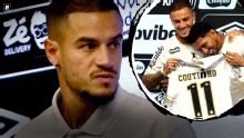 Coutinho ganha 11 de Rony após 'pedido de coração' e revela 'papel muito importante' de Neymar em ida ao Santos