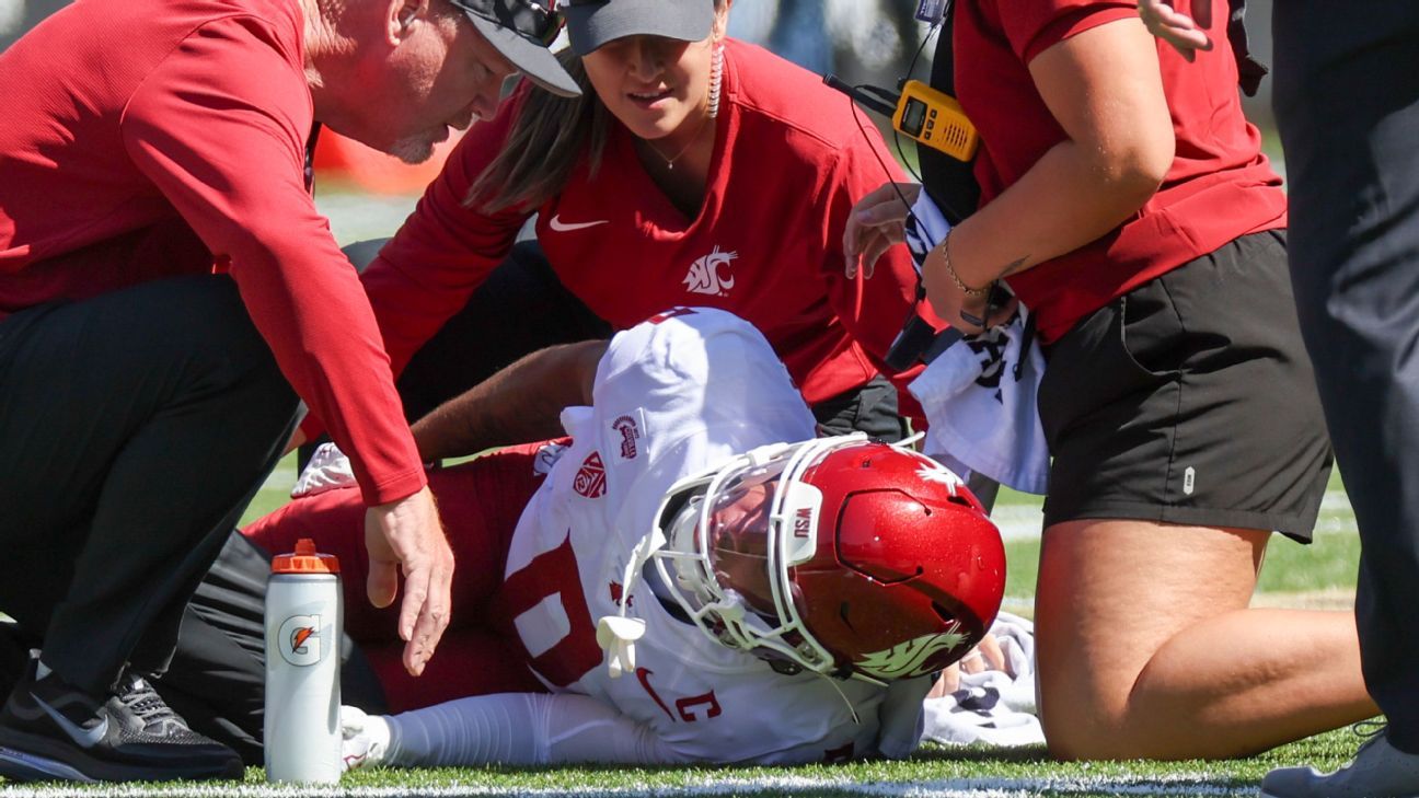 Washington St. WR Freeman has torn ACL, out for season