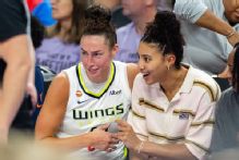 Azzi Fudd ready to hype playoff-bound Wings amid recovery