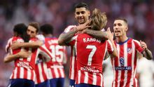 Atlético de Madrid se lució y goleó a Osasuna para dar pelea en LaLiga