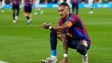 Raphinha hizo tres ante Racing y extendió su gran momento goleador con Barcelona