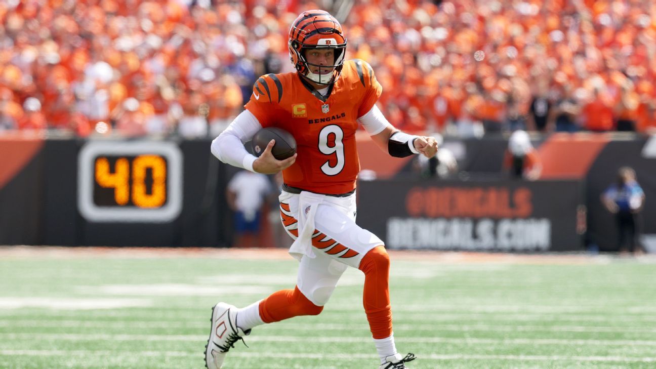 QB Burrow, disponible para Bengals vs Texans