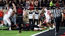 Replay review confirms goal line stop as Texas Tech tops Houston