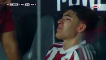 Otra baja para River y la Selección Argentina: Andrada se retiró entre lágimas vs. Huracán