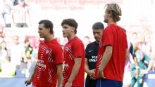 Cómo recibió la hinchada del Atlético Madrid a Julián Álvarez en el derbi