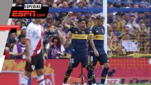 Los clásicos jugados por Miguel Merentiel con la camiseta de Boca